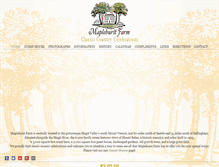 Tablet Screenshot of maplehurstweddings.com